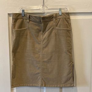 Corduroy The North Face mini-skirt